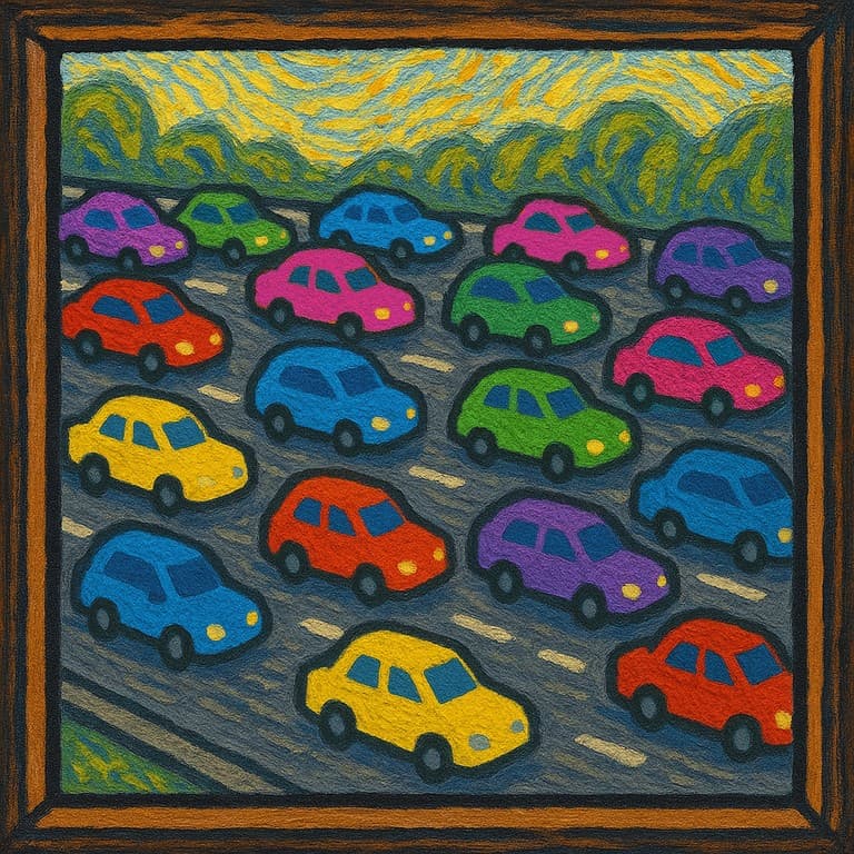 Clasa Zero — cars puzzle